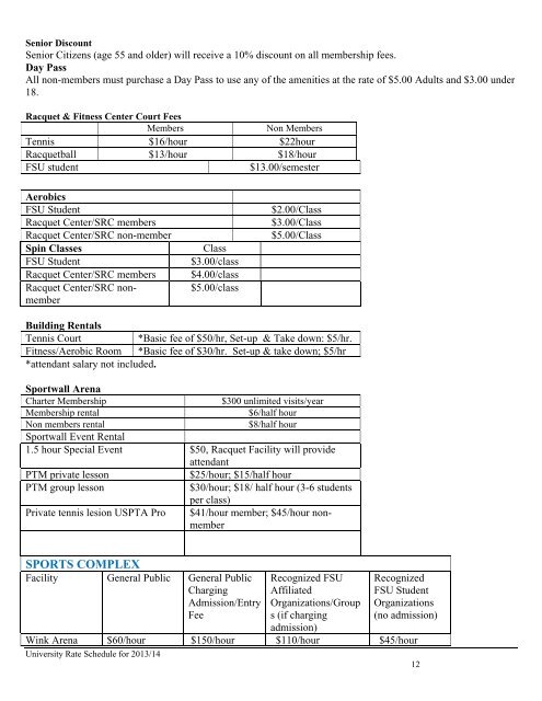 MEMORANDUM COPY CENTER DINING SERVICES - Ferris State ...