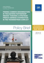 Finding Common Denominators in the Eastern Partnership Region
