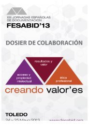 dossier de información para patrocinadores - Fesabid