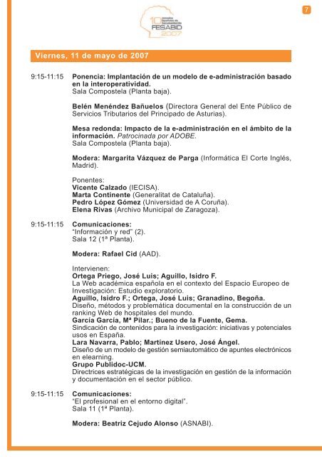 programa (pdf) - Fesabid