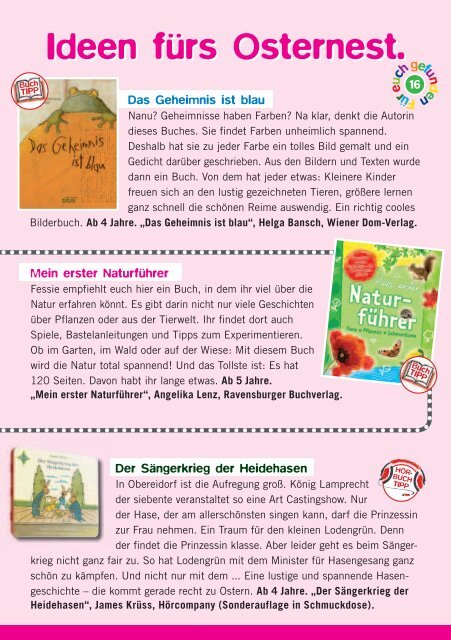 Das Kindermagazin der FES GmbH - Fessie