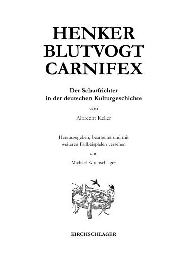 HENKER BLUTVOGT CARNIFEX - Festa Verlag