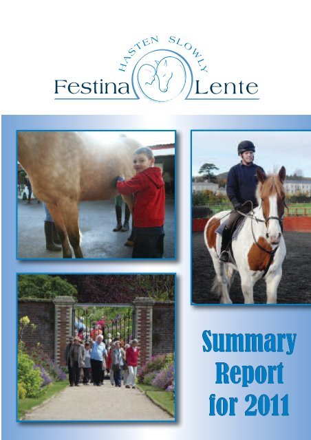 Annual-Report - Festina Lente