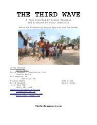 THE THIRD WAVE - Festival de Cannes