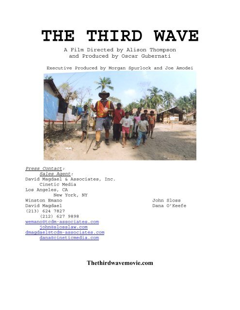 THE THIRD WAVE - Festival de Cannes