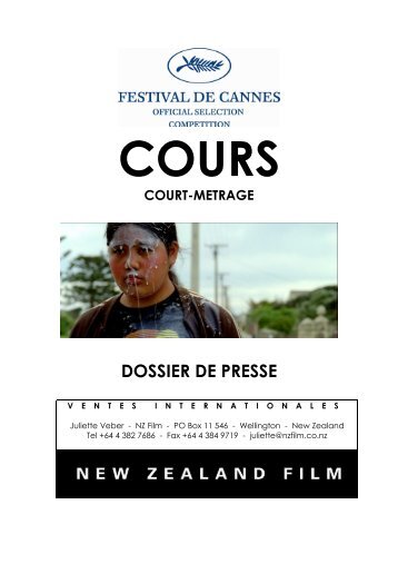 Cours Press Kit-FRENCH PRESS KIT RUN - Festival de Cannes