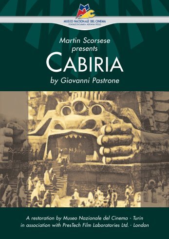 English Press Kit Cabiria - Festival de Cannes