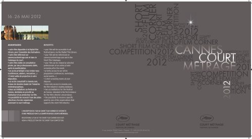 CLERMONT DEF:Mise en page 1 - Cannes International Film Festival