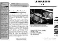 Bulletin du 16 mai - Festival Passages