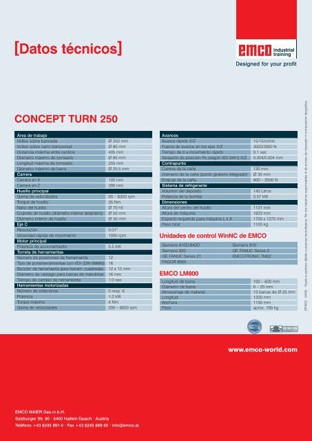 Concept TURN 250 - Festo Didactic