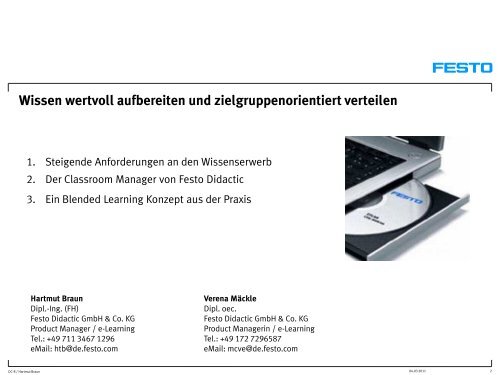 Classroom Manager - Festo Didactic