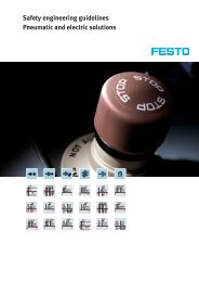 Safety engineering guidelines Pneumatic and electric solutions - Festo