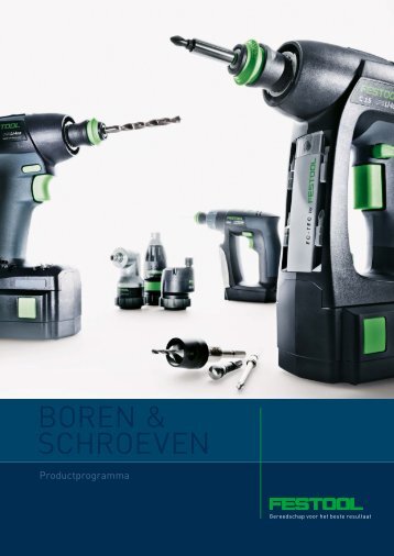 BOREN & SCHROEVEN - Festool