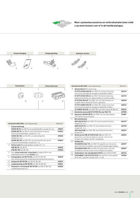 Schuren en PolijSten - Festool