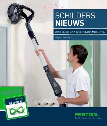 Campagnebrochure schilder voorjaar 2013 - Festool