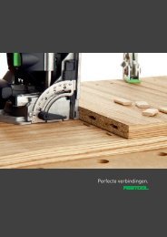 Perfecte verbindingen. - Festool