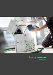 Travaillez sans chercher. - Festool