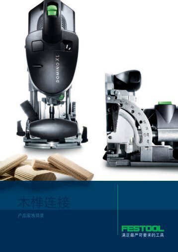 多米诺产品系列宣传册 - Festool 中国- 费斯托工具