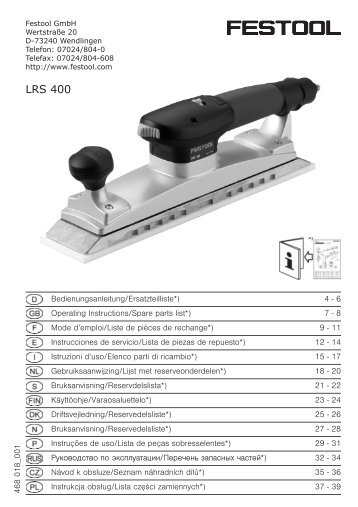 LRS 400 - Festool