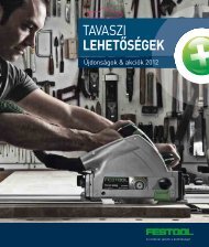 a prospektus letöltése - Festool