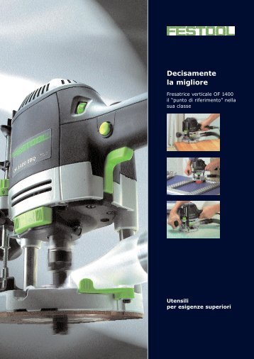 La fresatrice verticale OF 1400 - Festool