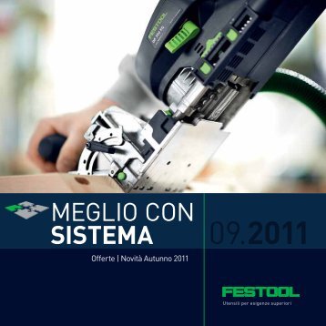 Scarica la brochure novità/offerte per falegnami - Festool