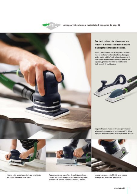 TRATTARE LE SUPERFICI - Festool