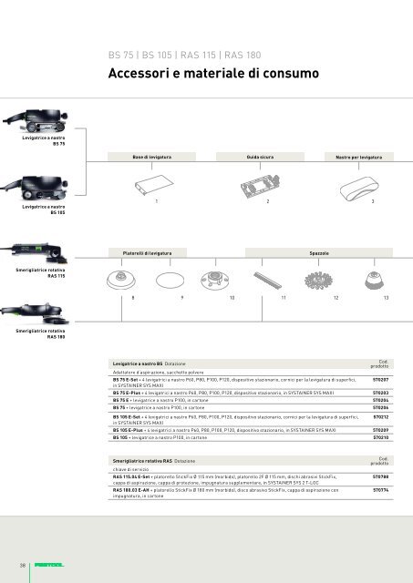 TRATTARE LE SUPERFICI - Festool