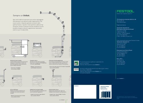 La vera grandezza è interiore. Unità mobili d'aspirazione ... - Festool