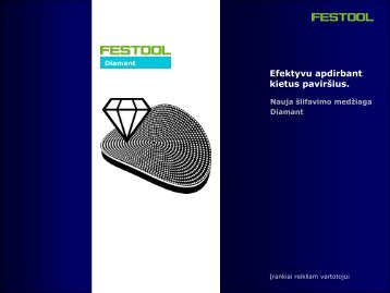 Šlifaimo medžiaga DIAMANT - FESTOOL