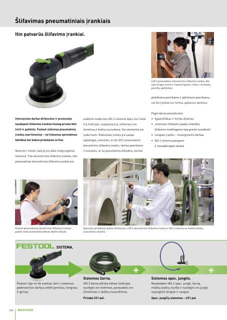 Šlifavimas pneumo įrankiais.pdf - FESTOOL