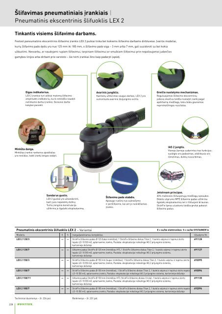 Šlifavimas pneumo įrankiais.pdf - FESTOOL
