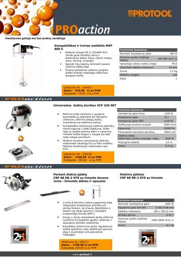 Diskinis pjūklas CSP 68 EB-2 SYS su liniuote ... - FESTOOL