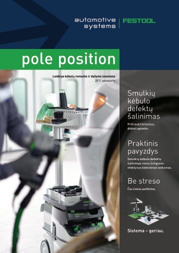 Pole position "Smulkių kėbulo defektų šalinimas" - FESTOOL