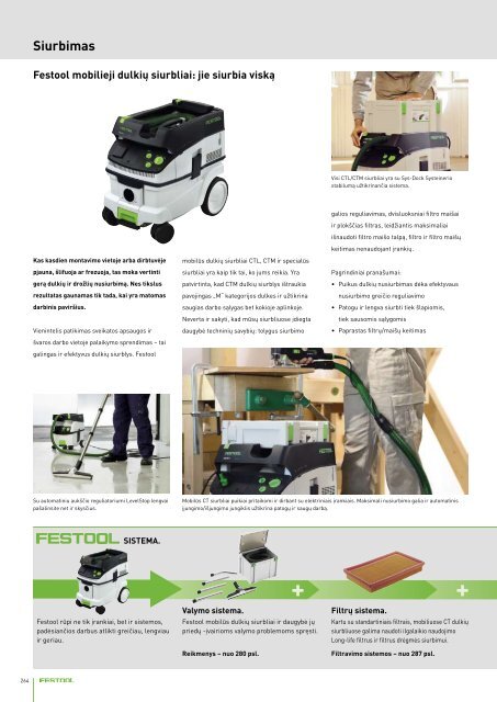 Dulkių siurbimas.pdf - FESTOOL