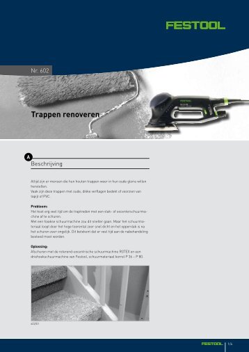 Trappen renoveren - Festool