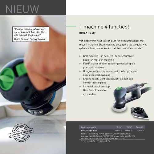 Download de brochure - Festool