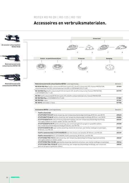 Schuren en PolijSten - Festool