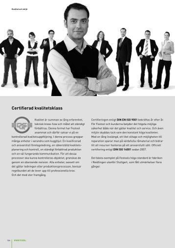 Certifierad kvalitetsklass - Festool