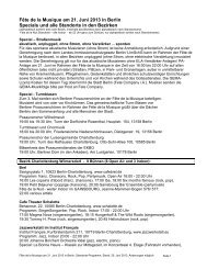 FdMBerlin2013Programm - Fête de la Musique