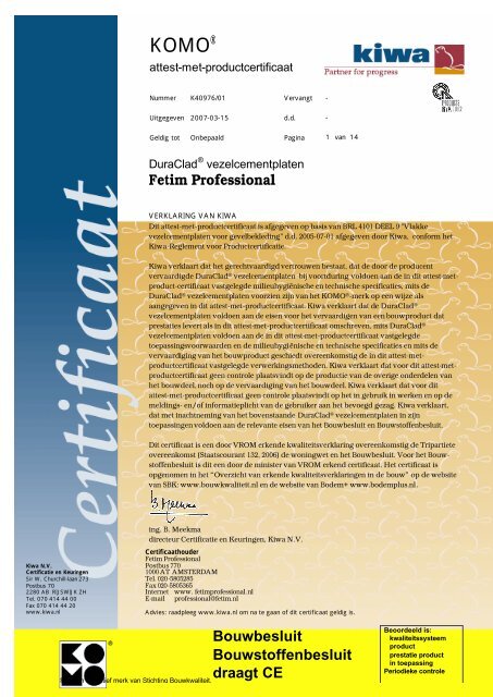 KOMO® - Fetim Professional