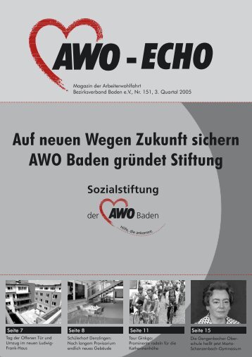 3. Quartal 2005 | Awo-Echo Ausgabe 151 - AWO Baden