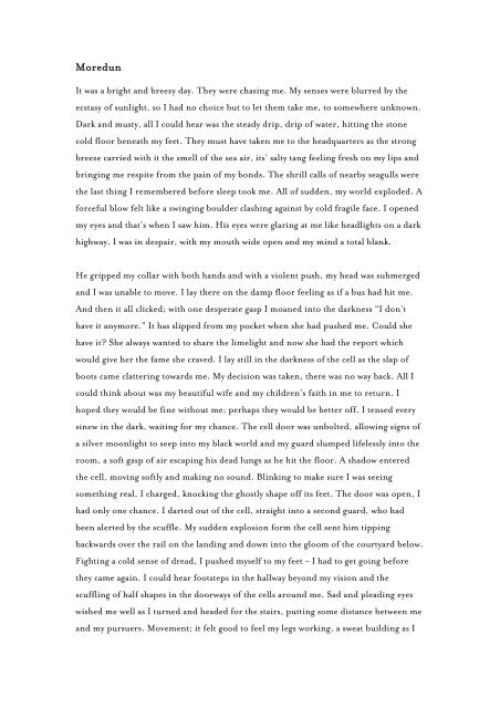 Moredun Short Story Entry [PDF - 20kB]