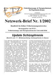 Netzwerk-Brief Nr. 1/2002 Rundbrief des Kölner - FETZ ...