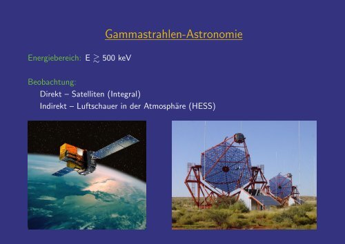 Astronomische Beobachtungsmethoden