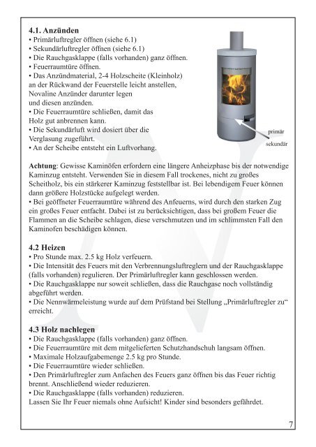 Bedienungsanleitung - Feuerdepot.de