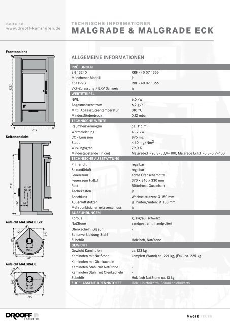 MALGRADE & MALGRADE ECK - Feuerdepot.de