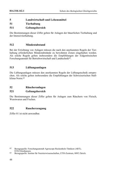 Luftreinhalte-Verordnung 814.318.142.1 - CH