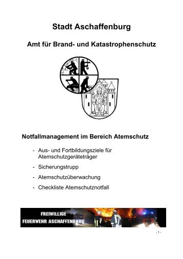 Atemschutznotfall - Freiwillige Feuerwehr Aschaffenburg