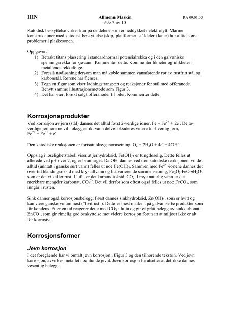 Kompendium korrosjon